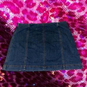 Denim Mini Skirt